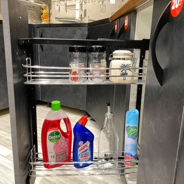 KITCHEN ACCESSORIES MULTIPURPOSE RACK SOFT CLOSE (SPCP-6060)