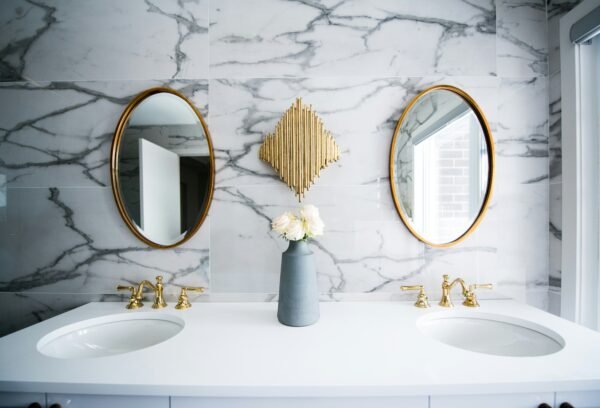 Wall Mounted Vanity with Vessel Sink