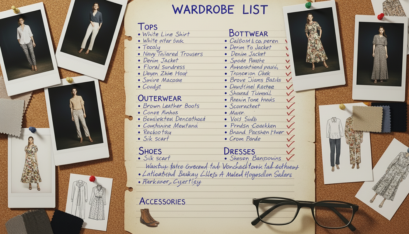 Wardrobe List